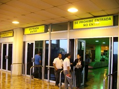 Sector tráfico de la Terminal de Pasajeros